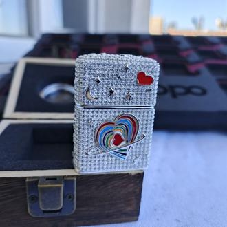 Zippo Eye Love Swaroski