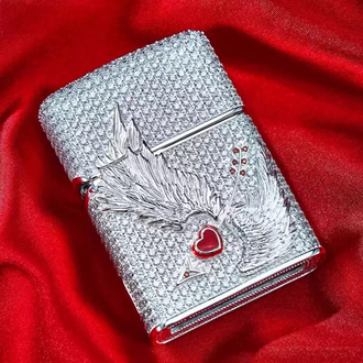 Zippo Love Angel Swarosky 