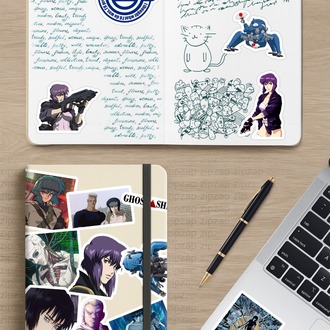 Ghost in the Shell Anime Sticker Paketi (20 Sticker)