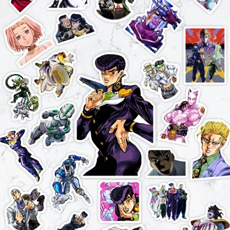  JoJo no Kimyou na Bouken part 4 Anime Sticker Paketi (25 Sticker)