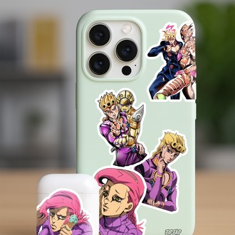 JoJo no Kimyou na Bouken part 5 Anime Sticker Paketi (25 Sticker)