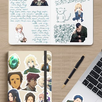Violet Evergarden Anime Sticker Paketi (20 Sticker)