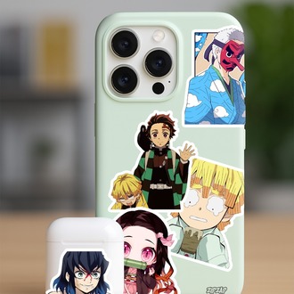 Demon Slayer ( Kimetsu no Yaiba ) Anime Sticker Paketi (20 Sticker)