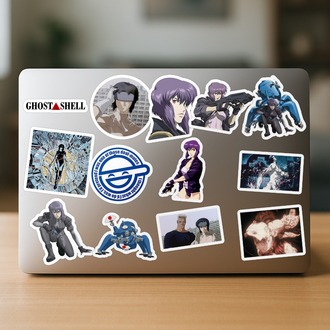 Ghost in the Shell Anime Sticker Paketi (20 Sticker)