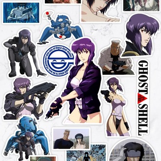 Ghost in the Shell Anime Sticker Paketi (20 Sticker)