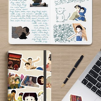 Ateşböceklerinin Mezarı Grave of the Fireflies Ghibli Anime Sticker Paketi (25 Sticker)