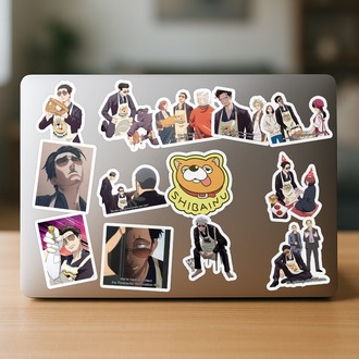 Gokushufudou (The Way of the Househusband) Anime Sticker Paketi (22 Sticker)