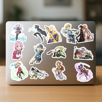 Sword Art Online Anime Sticker Paketi (20 Sticker)