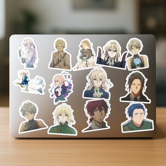 Violet Evergarden Anime Sticker Paketi (20 Sticker)