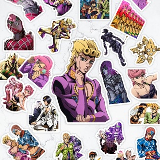 JoJo no Kimyou na Bouken part 5 Anime Sticker Paketi (25 Sticker)