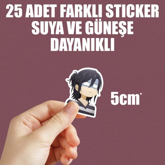 Horimiya Anime Sticker Paketi (25 Sticker)