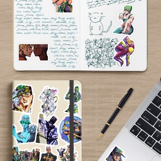 JoJo no Kimyou na Bouken part 6 Anime Sticker Paketi (25 Sticker)