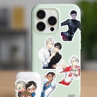 Yuri on Ice Anime Sticker Paketi (20 Sticker)