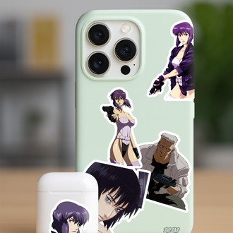 Ghost in the Shell Anime Sticker Paketi (20 Sticker)