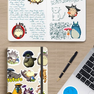 Totoro Ghibli Anime Sticker Paketi (20 Sticker)