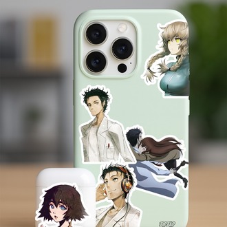 Steins Gate Anime Sticker Paketi (20 Sticker)