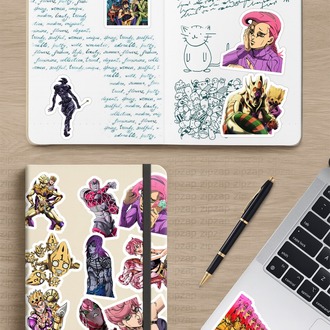 JoJo no Kimyou na Bouken part 5 Anime Sticker Paketi (25 Sticker)