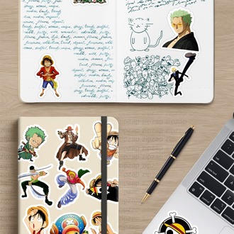 One Piece Anime Sticker Paketi (20 Sticker)