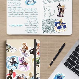 Sword Art Online Anime Sticker Paketi (20 Sticker)