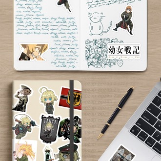  Youjo Senki Anime Sticker Paketi (20 Sticker)