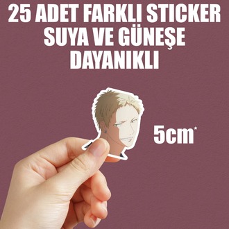 Given Anime Sticker Paketi (25 Sticker)