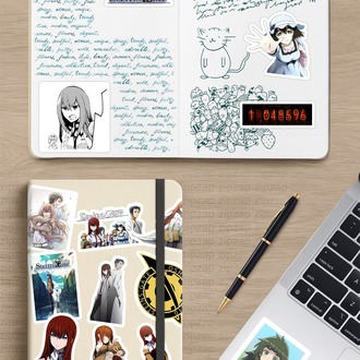 Steins Gate Anime Sticker Paketi (20 Sticker)