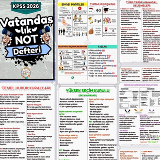 2026 KPSS Tarih, Coğrafya, Vatandaşlık Şifreli Dijital PDF