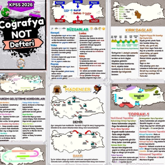 2026 KPSS Tarih, Coğrafya, Vatandaşlık Şifreli Dijital PDF