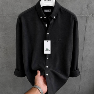 Lacoste Siyah Gömlek