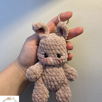 Amigurumi tavşan anahtarlık