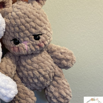 Amigurumi tavşan anahtarlık