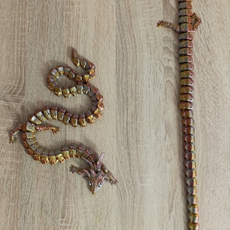 ejderha, alev desenli, 70cm