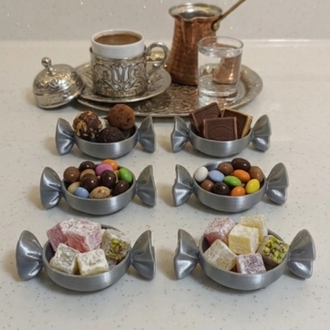kahve sunumluk, 6 lı set