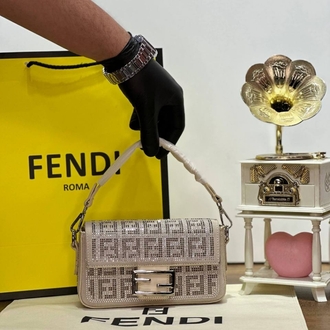 Fendi Baguette Mini Sequnis or Crystals bag✨