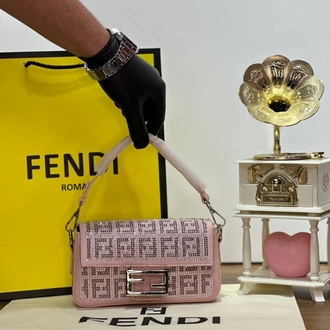 Fendi Baguette Mini Sequnis or Crystals bag✨