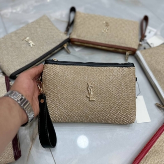 Yves Saint Laurent Hasır Clutch✨

