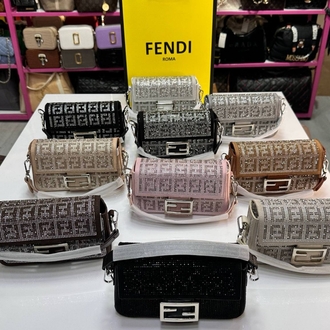 Fendi Baguette Mini Sequnis or Crystals bag✨