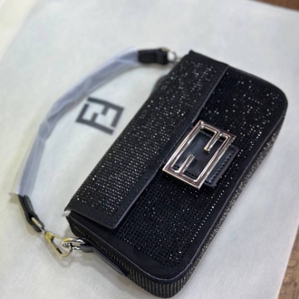 Fendi Baguette Mini Sequnis or Crystals bag✨