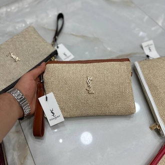 Yves Saint Laurent Hasır Clutch✨