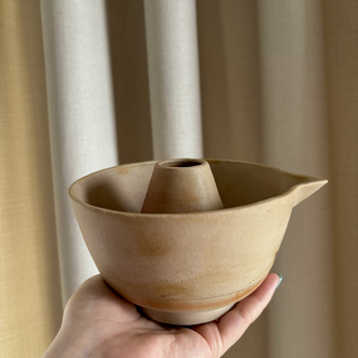 Momoka Stoneware Matcha Kase + Whisk Tutucu Set (500 Ml Hacimli)