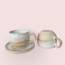 Pink Sands 125 ml Stoneware Fincan (Tabaklı Set)