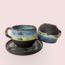 Natural Foam 125 ml Stoneware Fincan (Tabaklı Set)