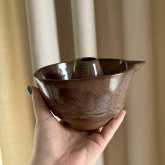 Konomi Stoneware Matcha Kase + Whisk Tutucu Set (500 Ml Hacimli)