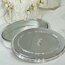 Guverse Model Oval Gümüş Kaplama Oval Servis