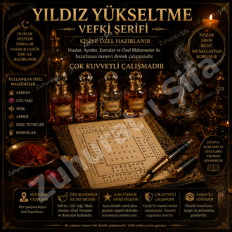 Kişiye Özel Yıldız Yükseltme Vefki Şerifi • Aura Güçlendirme