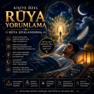 Kişiye Özel Rüya Yorumlama & Rüya Şifalandırma – İstediğini Rüyanda Görme