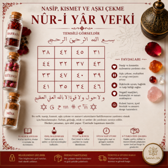 NÛR-İ YÂR VEFKİ – Nasip, Kısmet, Muhabbet ve Aşk Enerjisi Çalışması