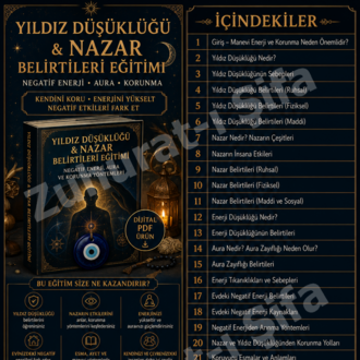 Yıldız Düşüklüğü & Nazar Belirtileri Eğitimi – Negatif Enerji, Aura ve Korunma Rehberi