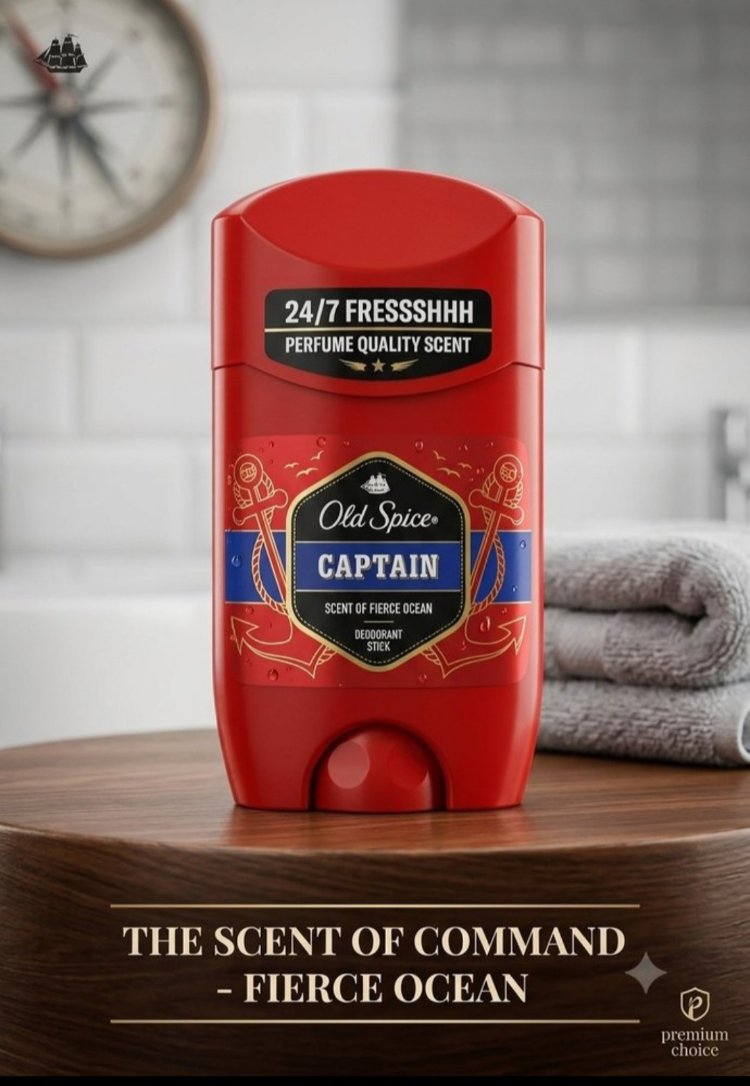 Old Spice Captain, kırmızı stick f