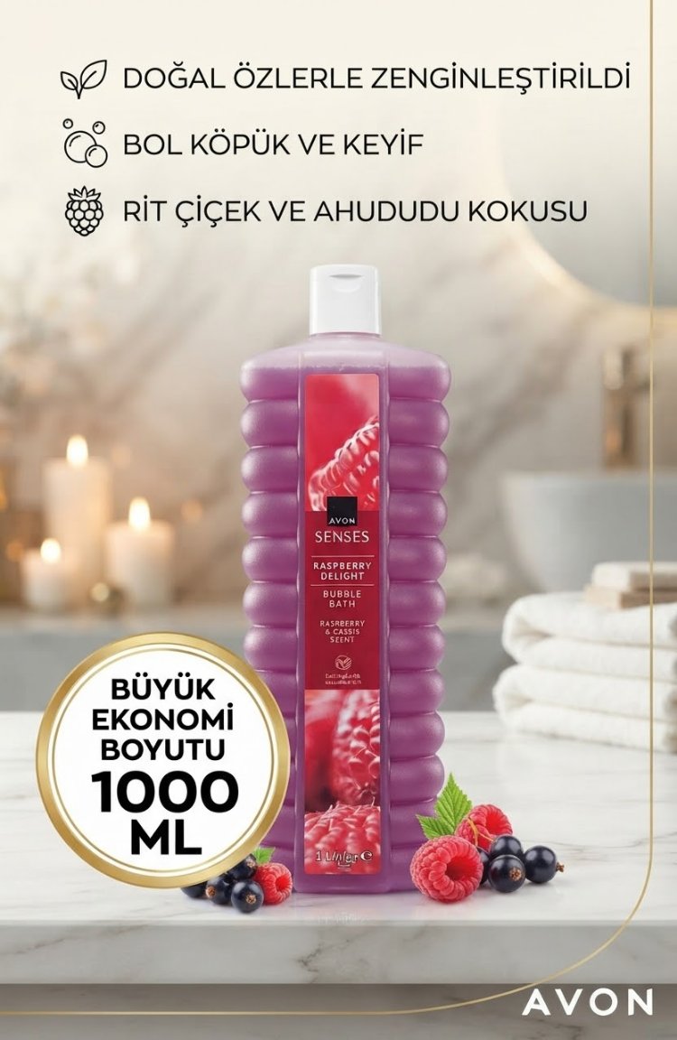 Avon BÖĞÜRTLEN Delight Köpüklü Banyo 1LT 